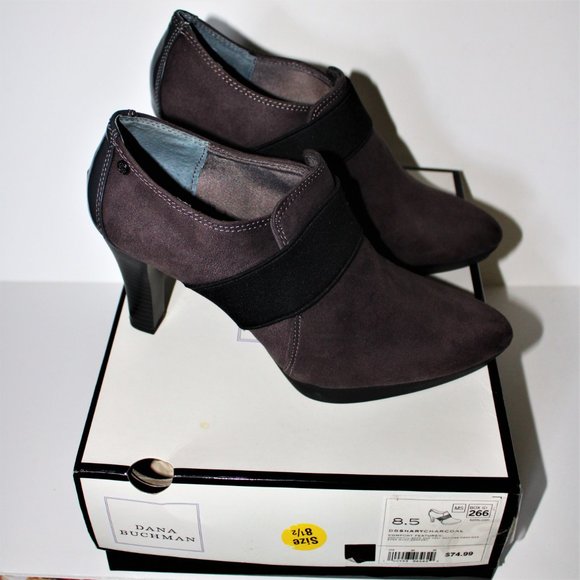 Dana Buchman Faux Suede Platform Heels - Picture 1 of 5